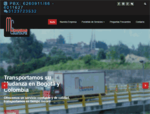 Tablet Screenshot of mudanzassantafe.com.co